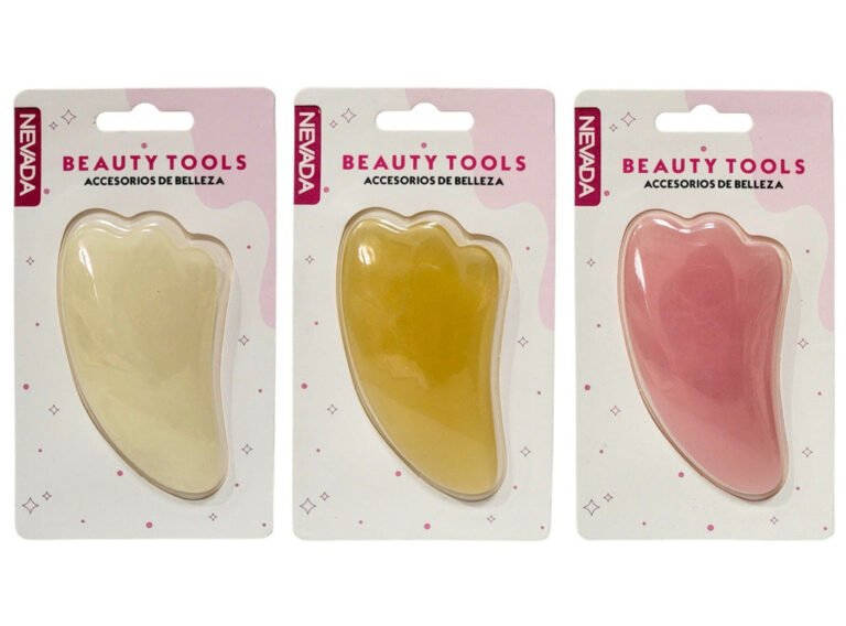 PIEDRA DE CUARZO GUA SHA NEVADA BEAUTY TOOLS 3 COLORES DISPONIBLES 3X10CM