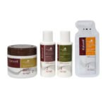 SET DE ALISADO PARA EL CABELLO DE KERATINA Y ESENCIA DE MACA DE 4 PASOS KARSEELL