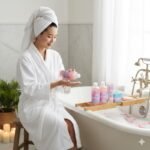 SET DE CUIDADO CORPORAL DE BAÑO, BURBUJAS DE BAÑO 300ML, CREMA CORPORAL 120ML, GEL DE DUCHA 300ML, SAL DE BAÑO 50G BODY SENSE SEXY PINK