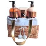 SET DE CUIDADO CORPORAL DE BAÑO DE VAINILLA Y MANDARINA, GEL DE DUCHA 500ML, CREMA CORPORAL 500ML, CREMA MANO 110ML BODY SENSE