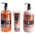 SET DE CUIDADO CORPORAL DE BAÑO DE VAINILLA Y MANDARINA, GEL DE DUCHA 500ML, CREMA CORPORAL 500ML, CREMA MANO 110ML BODY SENSE