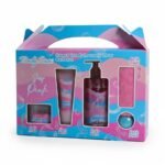 SET DE CUIDADO CORPORAL DE BAÑO, EXFOLIANTE 150ML, LIMPIADOR FACIAL 110ML, GEL DE DUCHA 490ML, TOALLA MANO, BOMBA ESPUMA BODY SENSE