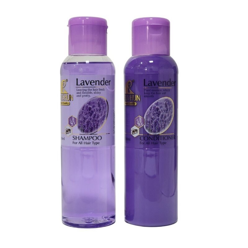 SHAMPOO Y ACONDICIONADOR CON EXTRACTO DE LAVANDA ROUSHUN 500ML X 2PCS