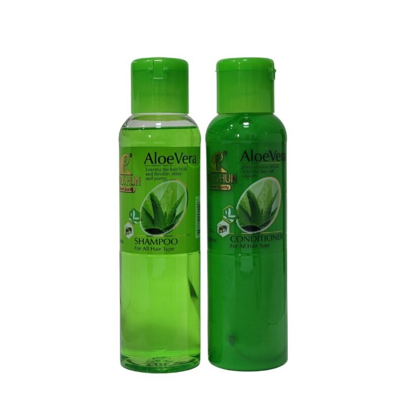 SHAMPOO Y ACONDICIONADOR DE ALOE VERA ROUSHUN 500ML X 2PCS