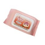 TOALLITAS HUMEDAS FACIALES DESMAQUILLANTES DE DURAZNO KISS BEAUTY 120UND