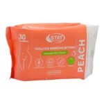 TOALLITAS HUMEDAS INTIMAS DE MELOCOTON, QUE LIMPIAN, DAN FRESCURA Y SUAVIDAD STAY BEAUTIFUL 30UND