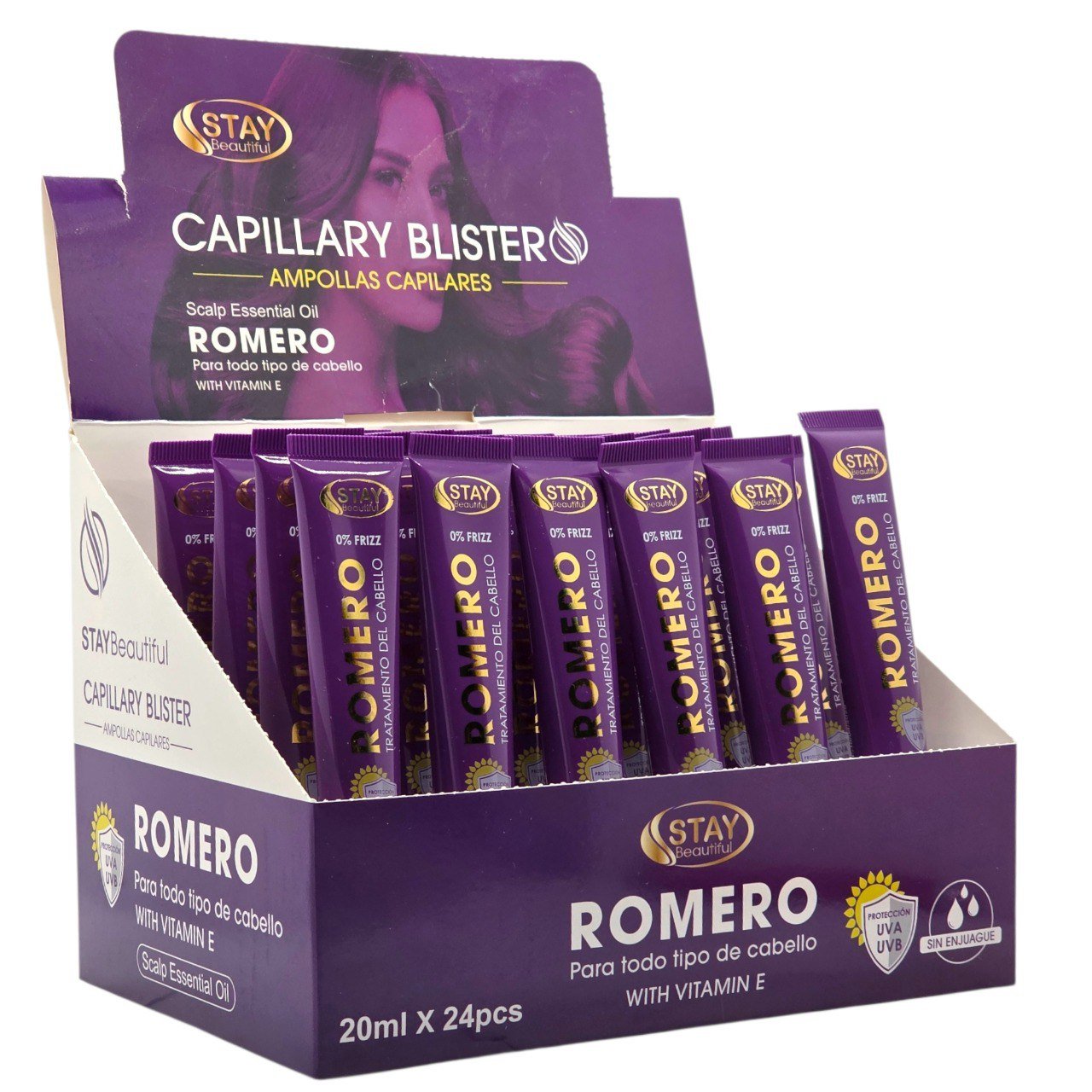 TRATAMIENTO CAPILAR DE ROMERO STAY BEAUTIFUL 20ML TRATAMIENTO CAPILAR DE ROMERO STAY BEAUTIFUL 20ML