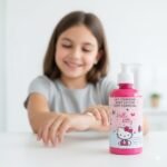 CREMA CORPORAL CON ACEITE DE KARITÉ Y VITAMINA E DE HELLO KITTY 350ML