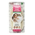 ESPONJA EXFOLIANTE CON FIBRAS VEGETALES DE TEXTURA RUGOSA IDEAL BATH 10X20CM