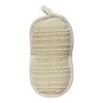 ESPONJA EXFOLIANTE CON FIBRAS VEGETALES DE TEXTURA RUGOSA IDEAL BATH 10X20CM