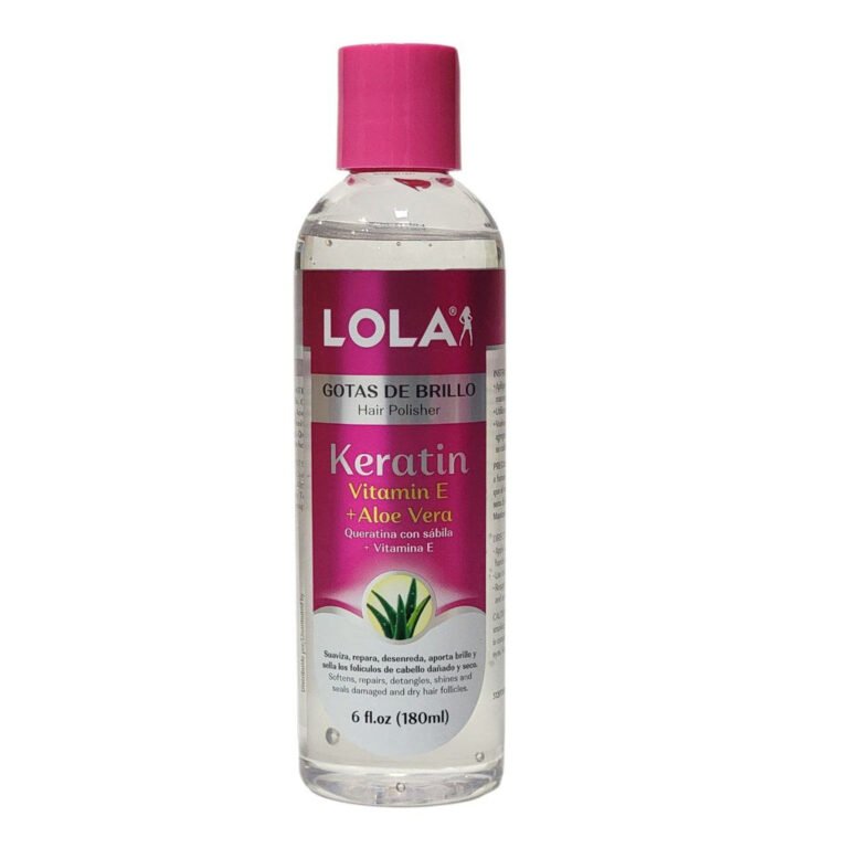 GOTAS DE BRILLO CON KERATINA Y ALOE VERA LOLA 180ML