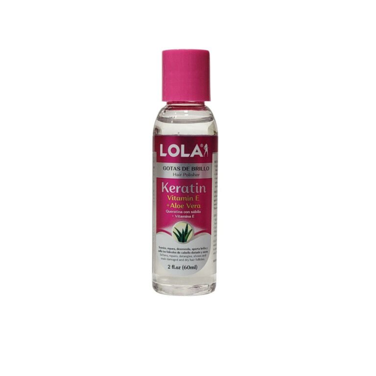 GOTAS DE BRILLO CON KERATINA Y ALOE VERA LOLA 60ML