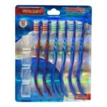 SET DE CEPILLOS DE DIENTES 6PCS DENTAL PLUS 19CM