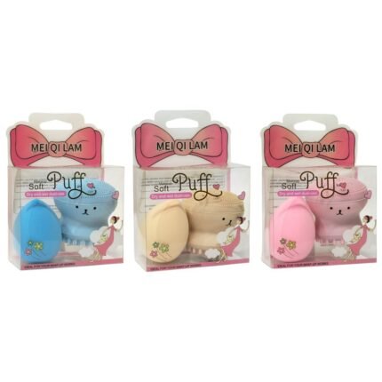 SET DE MAQUILLAJE Y CUIDADO FACIAL 2PCS SOFT PUFF