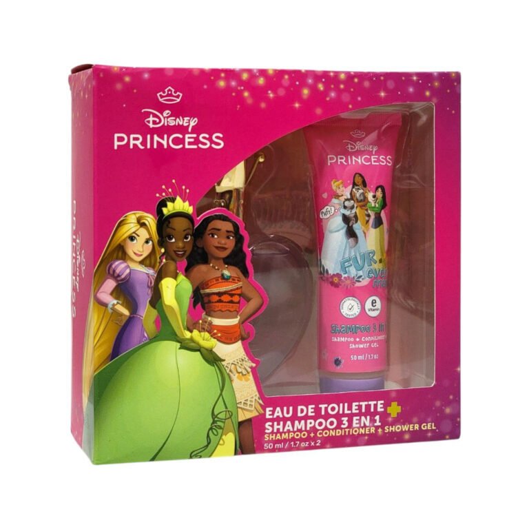 SET DE SHAMPOO 3 EN 1 Y PERFUME DE NIÑA DISNEY PRINCESAS EDT 50ML X 2PCS (M)