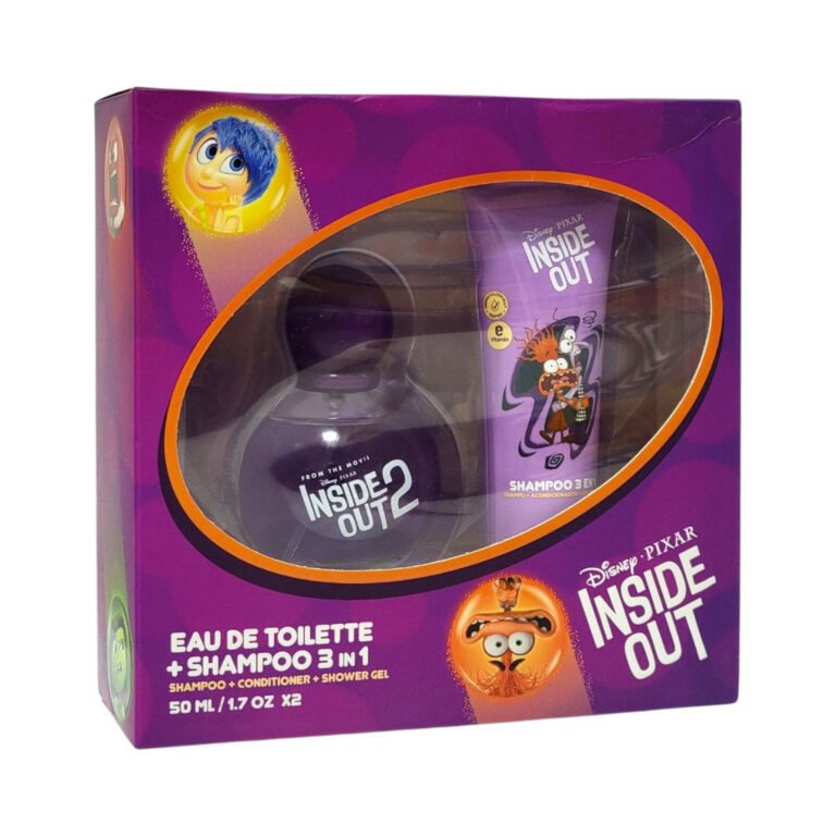 SET DE SHAMPOO 3 EN 1 Y PERFUME DE NIÑA INTENSAMENTE EDT 50ML X 2PCS (M)