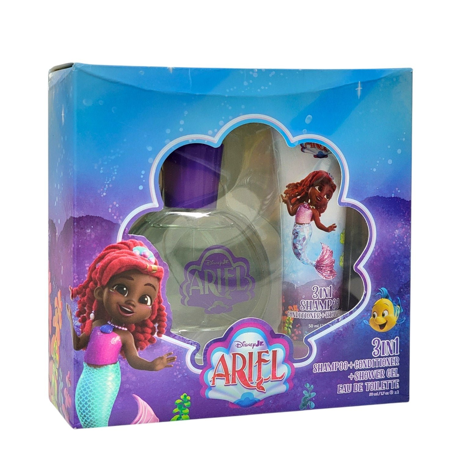 SET DE SHAMPOO 3 EN 1 Y PERFUME DE NIÑA LA SIRENITA ARIEL EDT 50ML X 2PCS (M) SET DE SHAMPOO 3 EN 1 Y PERFUME DE NIÑA LA SIRENITA ARIEL EDT 50ML X 2PCS (M)