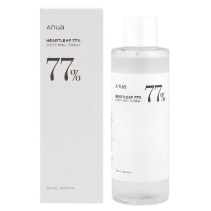 TÓNICO FACIAL COREANO CALMANTE 77% DE HOJA DE CORAZÓN ANUA 250ML