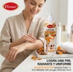 CREMA CORPORAL ACLARANTE CON EXTRACTO DE CURCUMA DISAAR 500ML