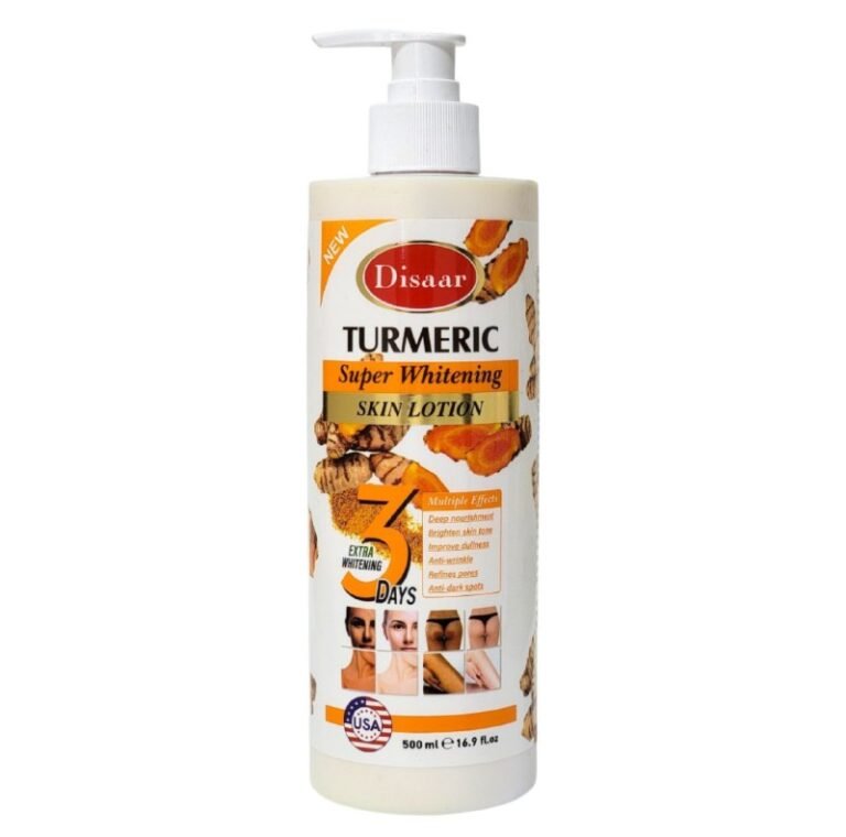 CREMA CORPORAL ACLARANTE CON EXTRACTO DE CURCUMA DISAAR 500ML