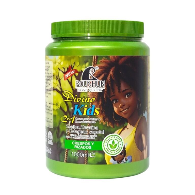 CREMA PARA PEINAR INFANTIL 2 EN 1 HIDRATANTE ROUSHON 1000ML