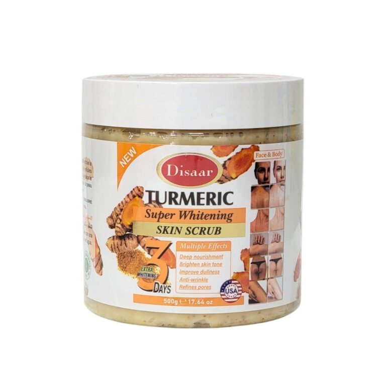 EXFOLIANTE CORPORAL ACLARANTE CON EXTRACTO DE CURCUMA DISAAR 500G