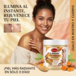 EXFOLIANTE CORPORAL ACLARANTE CON EXTRACTO DE CURCUMA DISAAR 500G