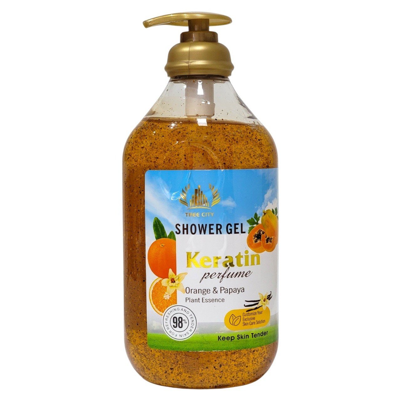 GEL DE DUCHA ESENCIA DE NARANJA Y PAPAYA TREE CITY 1000ML GEL DE DUCHA ESENCIA DE NARANJA Y PAPAYA TREE CITY 1000ML