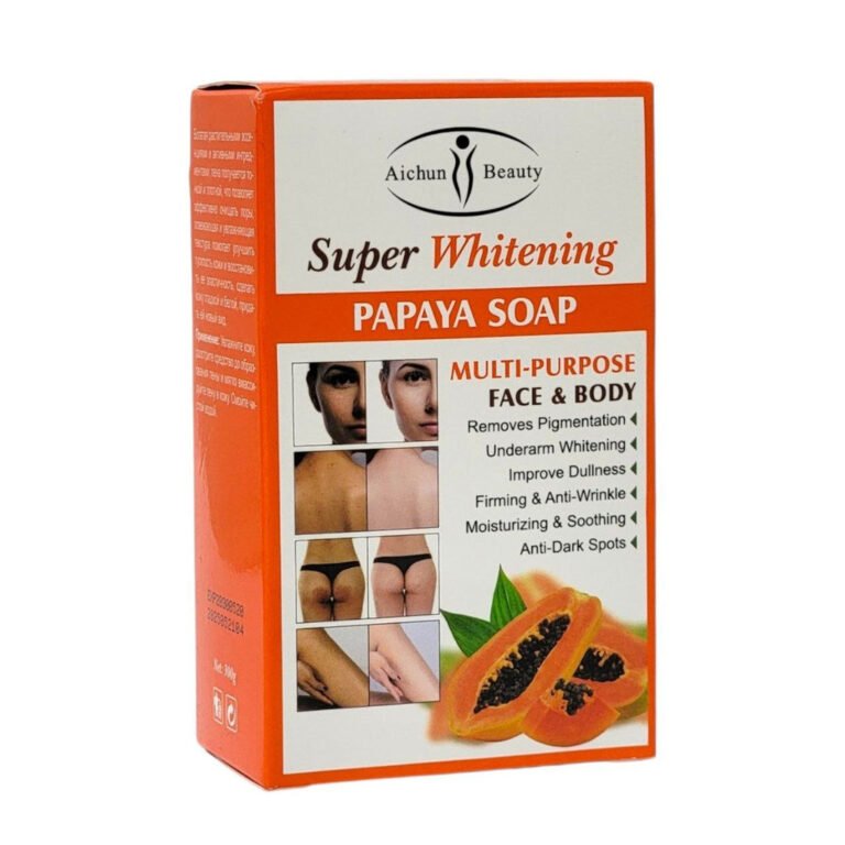 JABON CORPORAL EN BARRA ACLARANTE Y REVITALIZANTE CON EXTRACTO DE PAPAYA AICHUN BEAUTY 300G