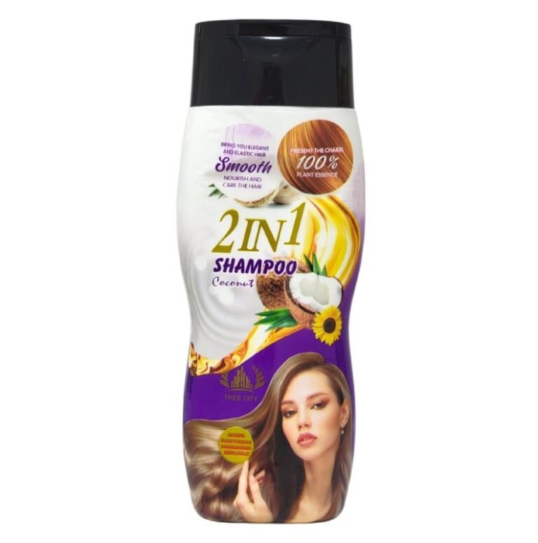 SHAMPOO 2 EN 1 CON ESENCIA DE COCO TREE CITY 400ML