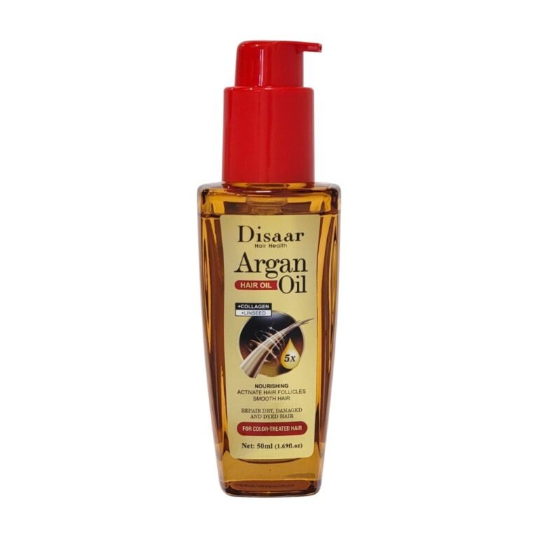 ACEITE PARA EL CABELLO SELLADOR Y PROTECTOR TERMICO CON ACEITE DE ARGAN Y COLAGENO DISAAR 50ML