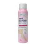 ESPUMA DEPILADORA EN SPRAY HIDRATANTE CON EXTRACTO DE ROSA Y ACEITE DE JOJOBA DISAAR 150ML