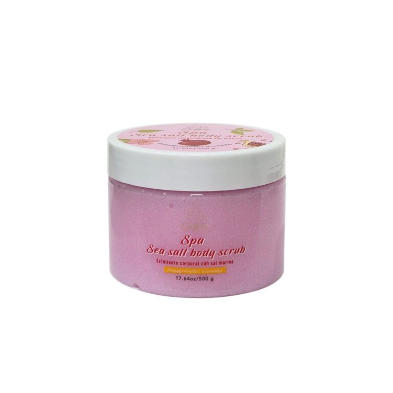 EXFOLIANTE CORPORAL DE SAL MARINA CON ESENCIA DE GRANADA QEBELA 500G