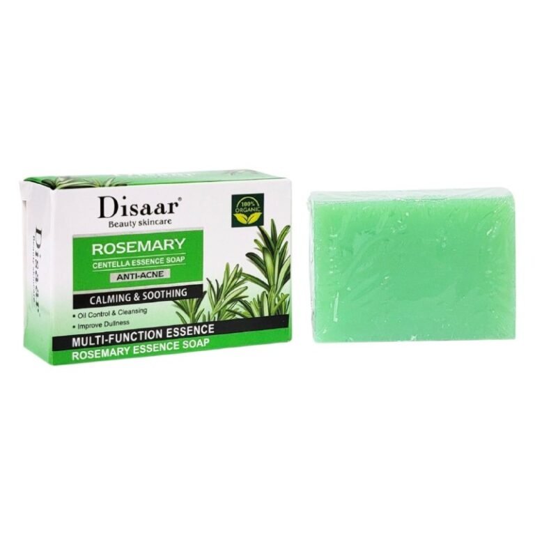 JABON EN BARRA DE LIMPIEZA PROFUNDA CON EXTRACTO DE ROMERO Y CENTELLA ASIATICA DISAAR 100G