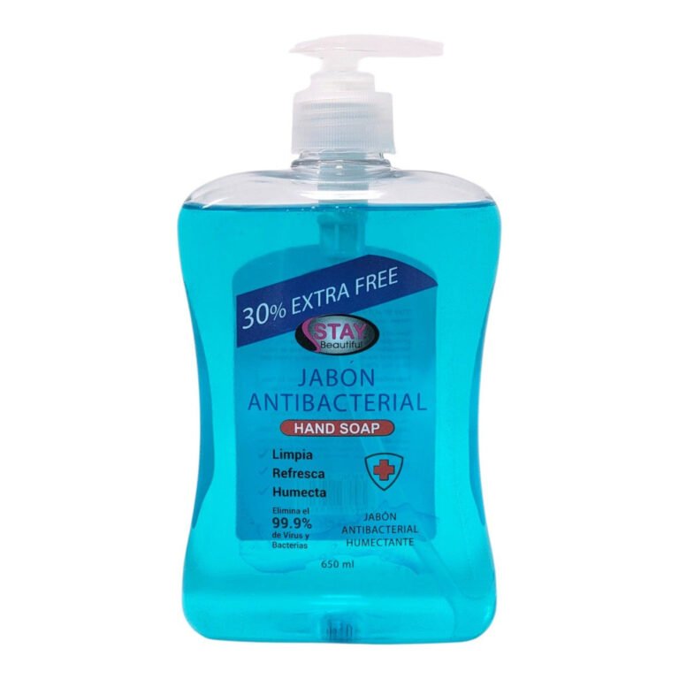 JABON LIQUIDO PARA MANOS DESINFECTANTE Y HUMECTANTE STAY BEAUTIFUL 650ML