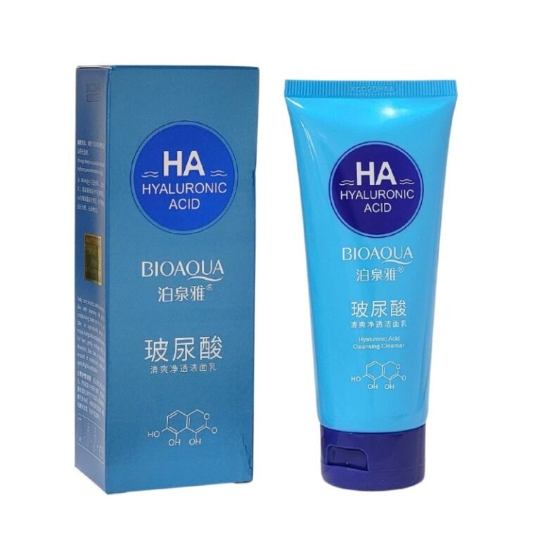 LIMPIADOR FACIAL REFRESCANTE Y TRANSLÚCIDO CON ACIDO HIALURONICO BIOAQUA 100G
