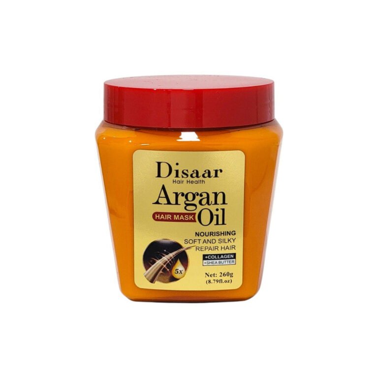 MASCARILLA PARA EL CABELLO INTENSIVA PARA CABELLO PROCESADO CON ACEITE DE ARGAN Y COLAGENO DISAAR 260G