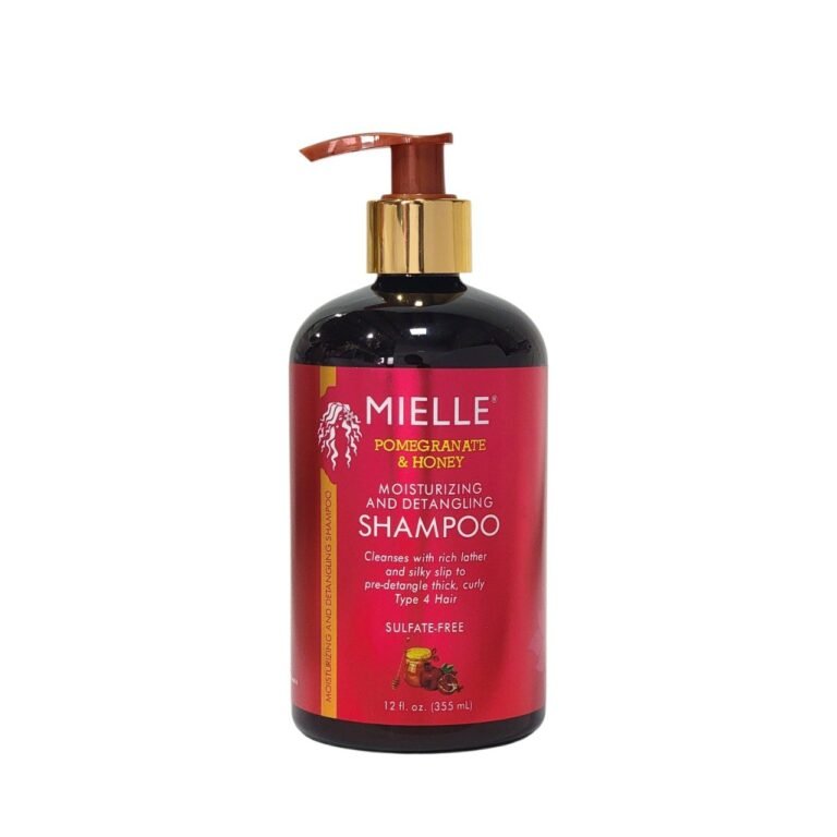 SHAMPOO HIDRATANTE Y DESENREDANTE PARA RIZOS CON EXTRACTO DE GRANADA Y MIEL MIELLE 335ML