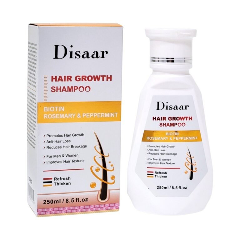 SHAMPOO PARA BARBA ANTICAIDA CON BIOTINA ROMERO Y MENTA DISAAR 250ML