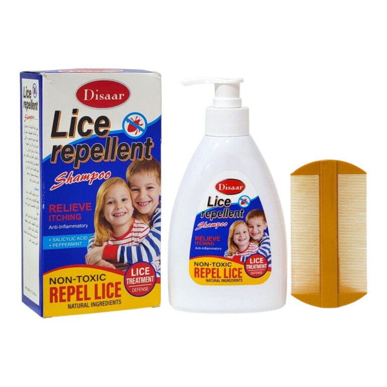 SHAMPOO REPELENTE Y TRATAMIENTO CONTRA PIOJOS CON MENTA Y ACIDO SALICILICO DISAAR 300ML