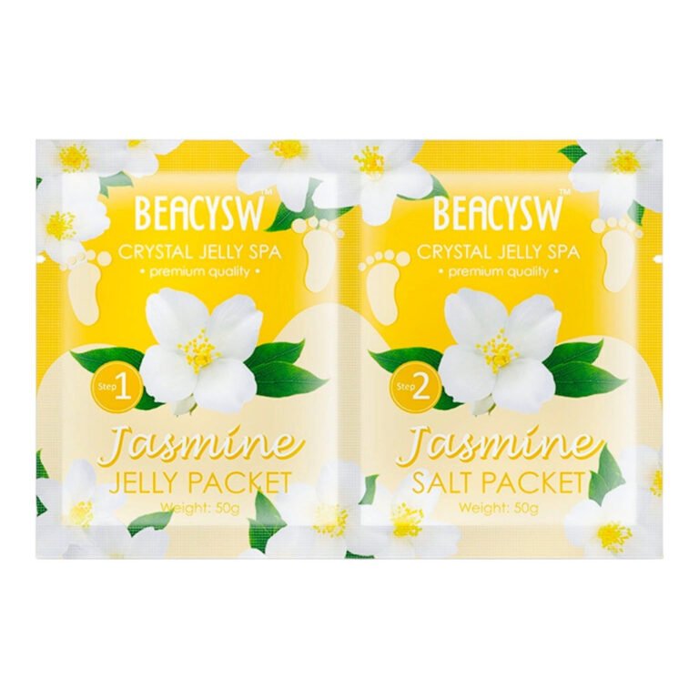 TRATAMIENTO TERAPEUTICO DE PEDICURA DE GELATINA DE CRISTAL DE 2 PASOS AROMA A JAZMÍN BEACYSW 2X50G