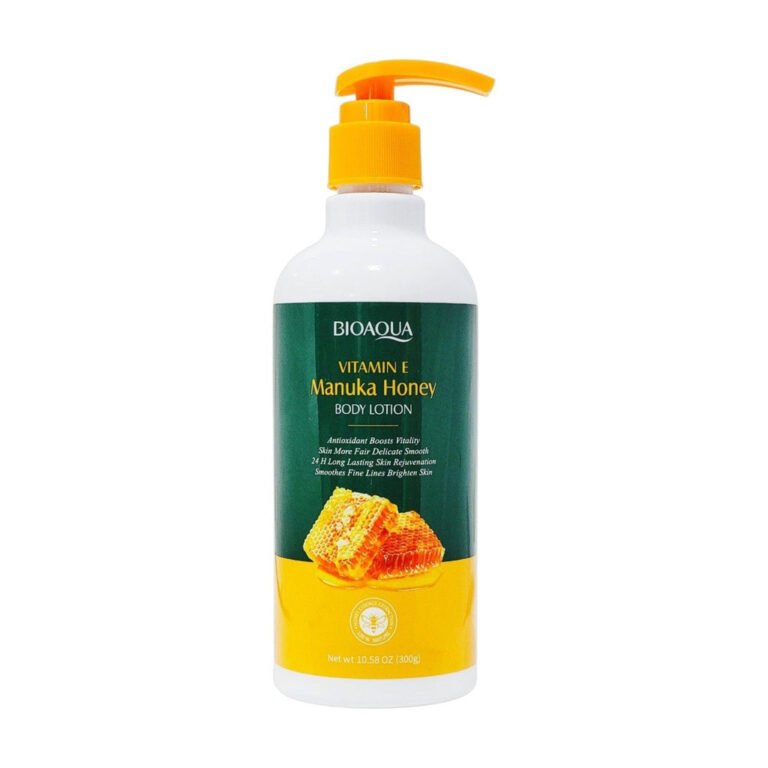 CREMA CORPORAL ANTIOXIDANTE E ILUMINADORA CON VITAMINA E Y MIEL DE MANUKA BIOAQUA 300G
