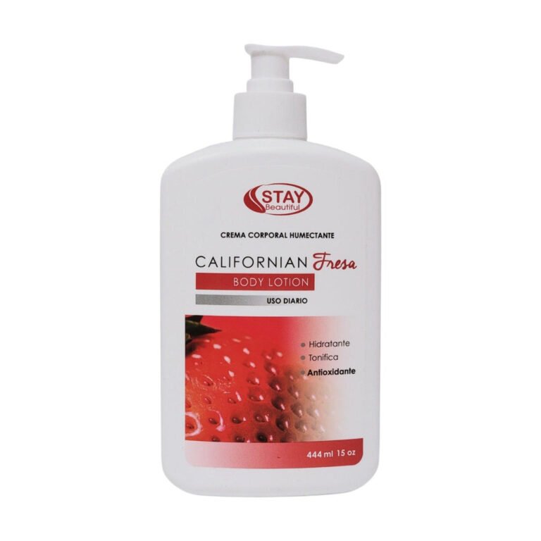 CREMA CORPORAL Y FACIAL HIDRATANTE CON AROMA A FRESA STAY BEAUTIFUL 444ML