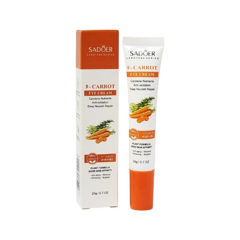 CREMA FACIAL PARA EL CONTORNO DE OJOS DE CAROTENO REPARADOR SADOER 20G