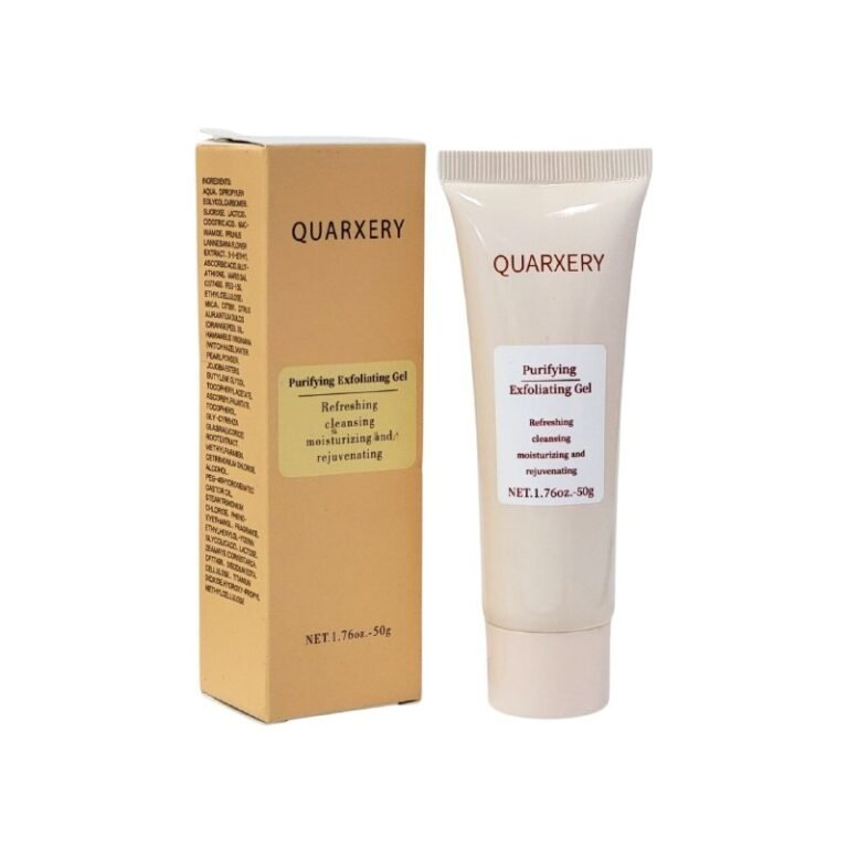 EXFOLIANTE FACIAL EN GEL REFRESCANTE Y REJUVENECEDOR CON JOJOBA Y VITAMINA E QUARXERY 50G