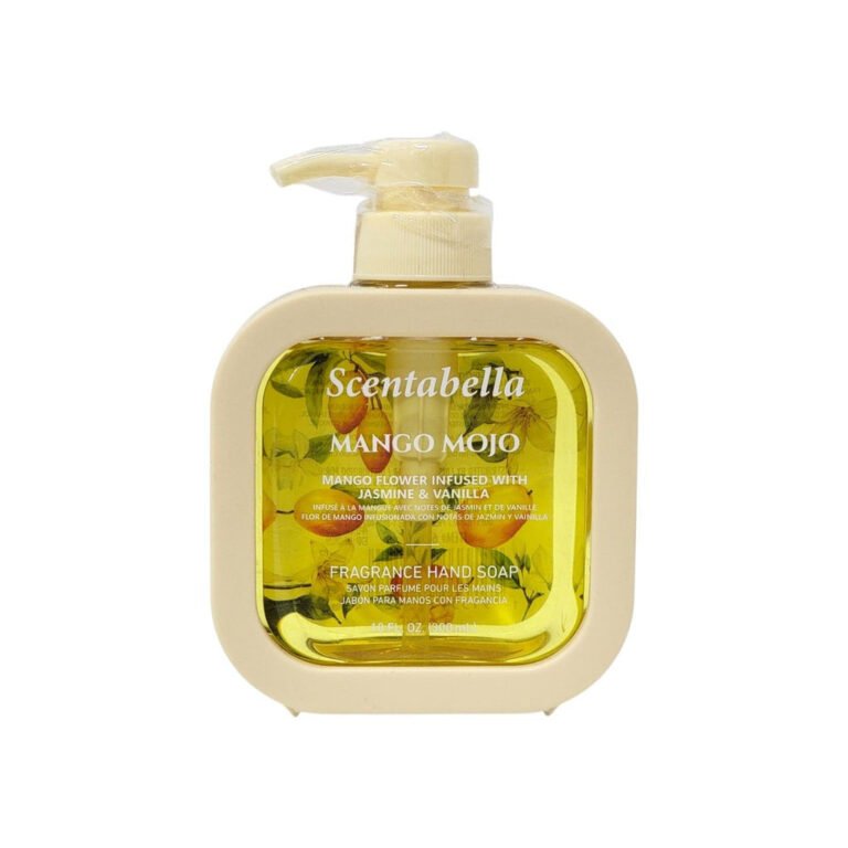 JABON LIQUIDO PARA MANOS AROMA A MANGO JAZMIN Y VAINILLA SCENTABELLA 300ML