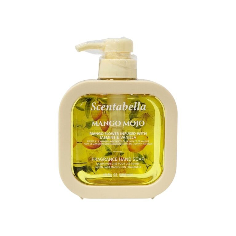 JABON LIQUIDO PARA MANOS AROMA A MANGO JAZMIN Y VAINILLA SCENTABELLA 300ML
