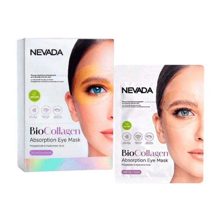 PARCHES PARA CONTORNO DE OJOS DE BIOCOLAGENO HIDROSULUBLE CON ACIDO HIALURONICO NEVADA 1 PAR
