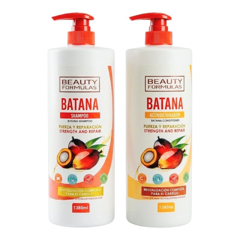 SET DE SHAMPOO Y ACONDICIONADOR CON ACEITE DE BATANA BEAUTY FORMULAS 1380ML X 2PCS SET DE SHAMPOO Y ACONDICIONADOR CON ACEITE DE BATANA BEAUTY FORMULAS 1380ML X 2PCS