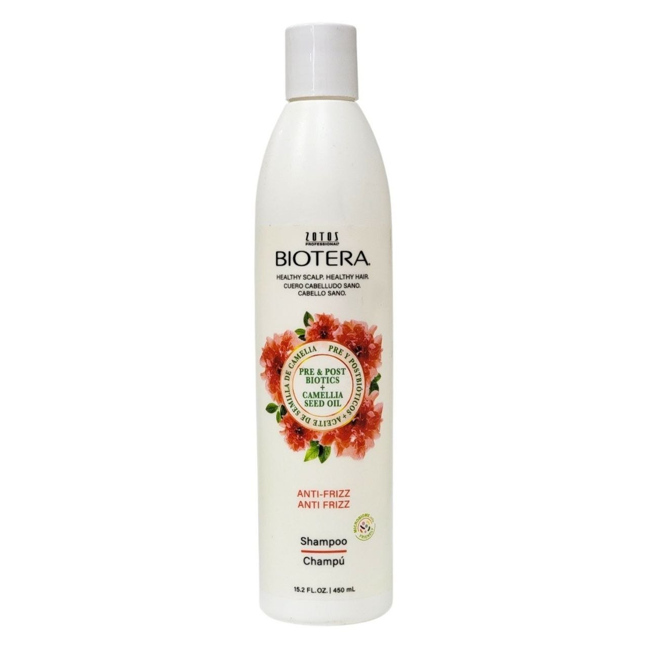 SHAMPOO ANTIFRIZZ EQUILIBRANTE CON ACEITE DE SEMILLA DE CAMELIA BIOTERA 450ML SHAMPOO ANTIFRIZZ EQUILIBRANTE CON ACEITE DE SEMILLA DE CAMELIA BIOTERA 450ML